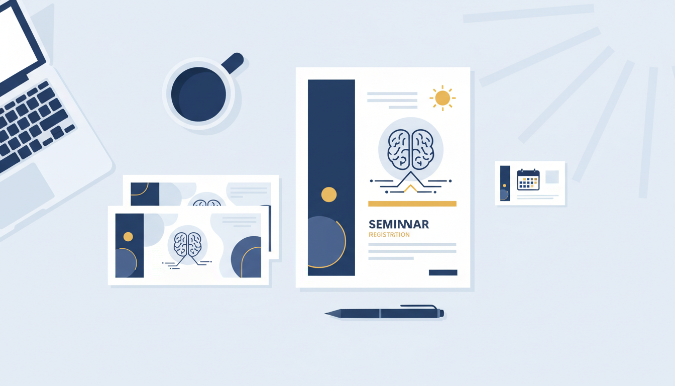 Flyer Seminaranmeldung & Informationsmaterial drucken: Der komplette Leitfaden für Seminaranbieter