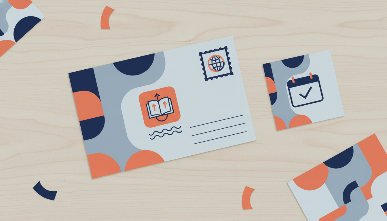 Postkarten Seminarwerbung: Mit Direktmailing dein Seminarangebot gezielt vermarkten